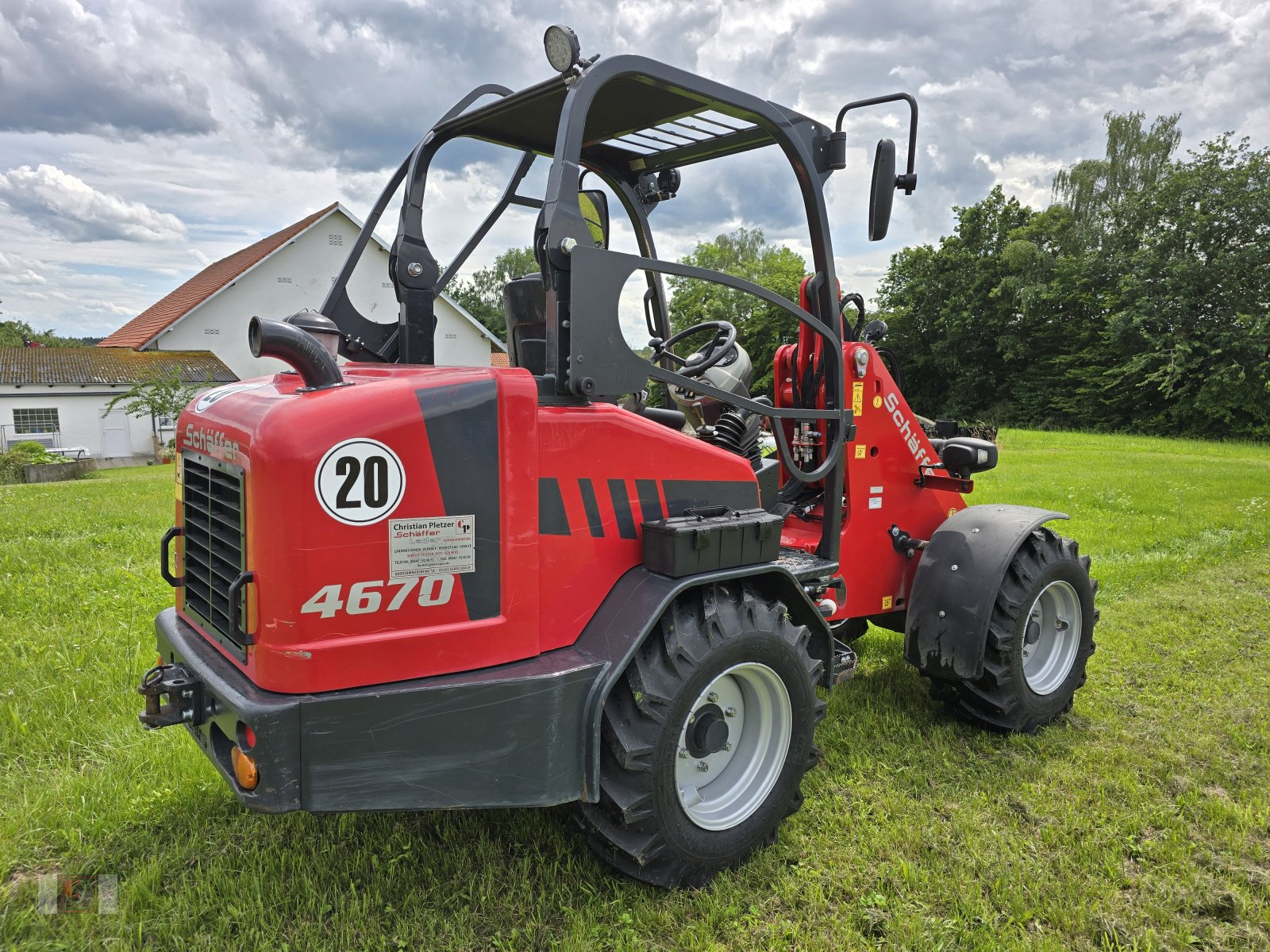 Kompaktlader van het type Schäffer 4670, Gebrauchtmaschine in Gerolsbach (Foto 12)