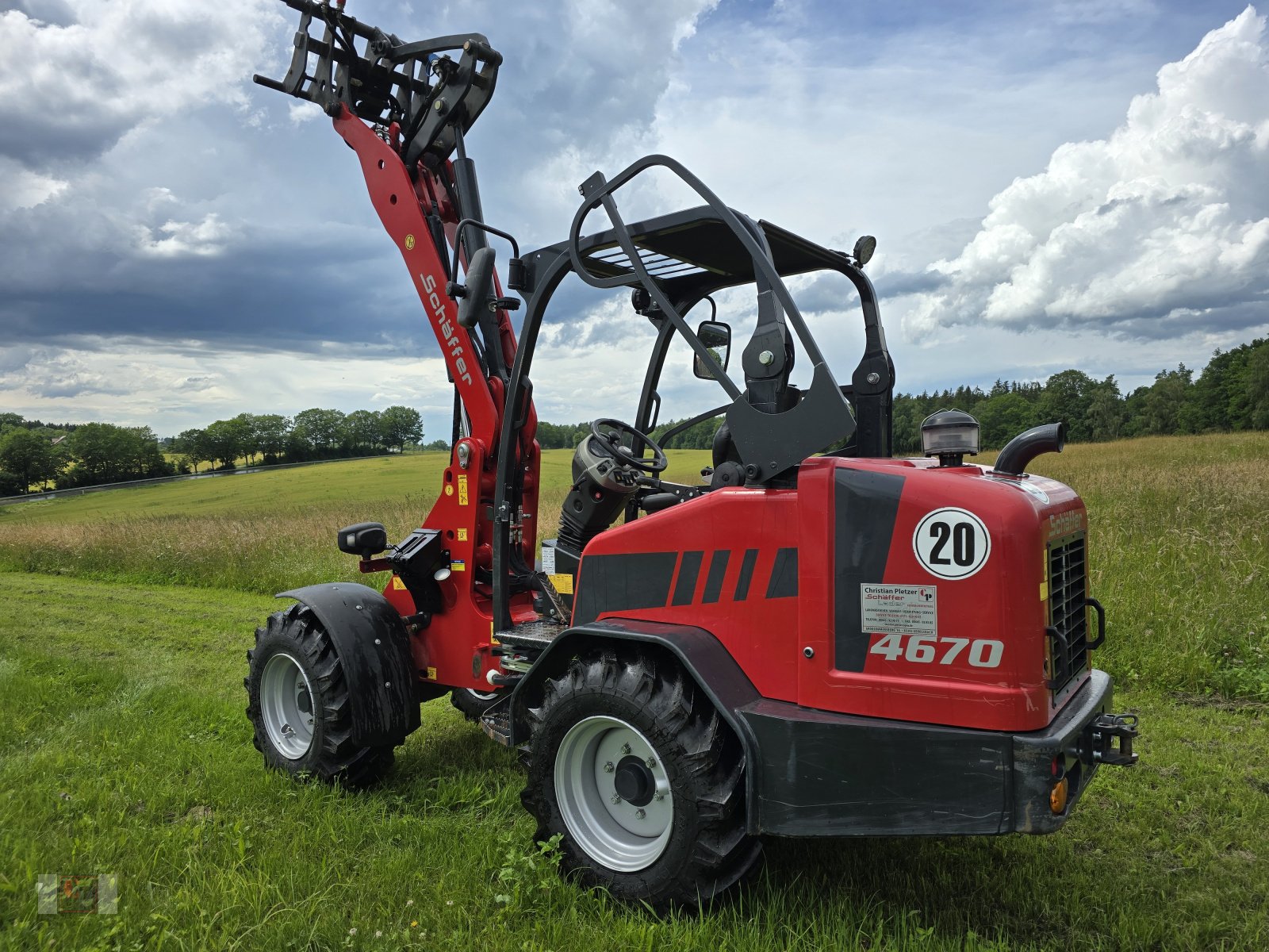 Kompaktlader van het type Schäffer 4670, Gebrauchtmaschine in Gerolsbach (Foto 16)