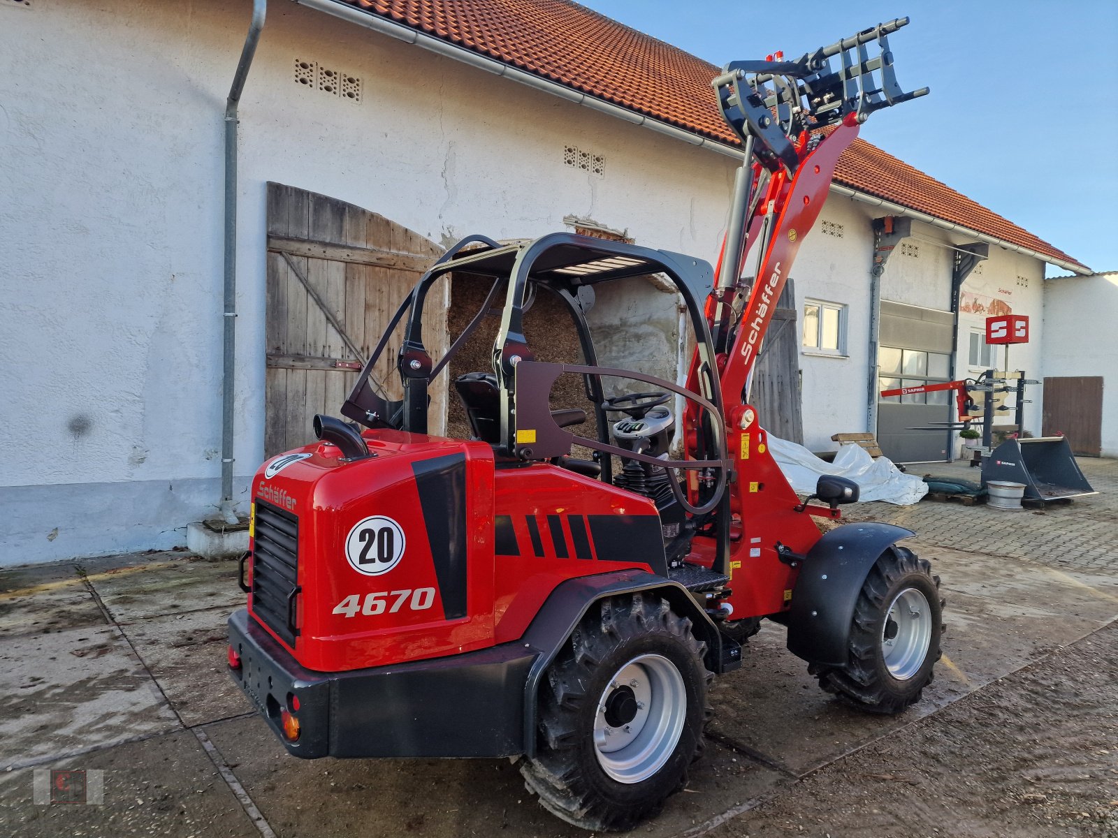 Kompaktlader van het type Schäffer 4670, Neumaschine in Gerolsbach (Foto 7)