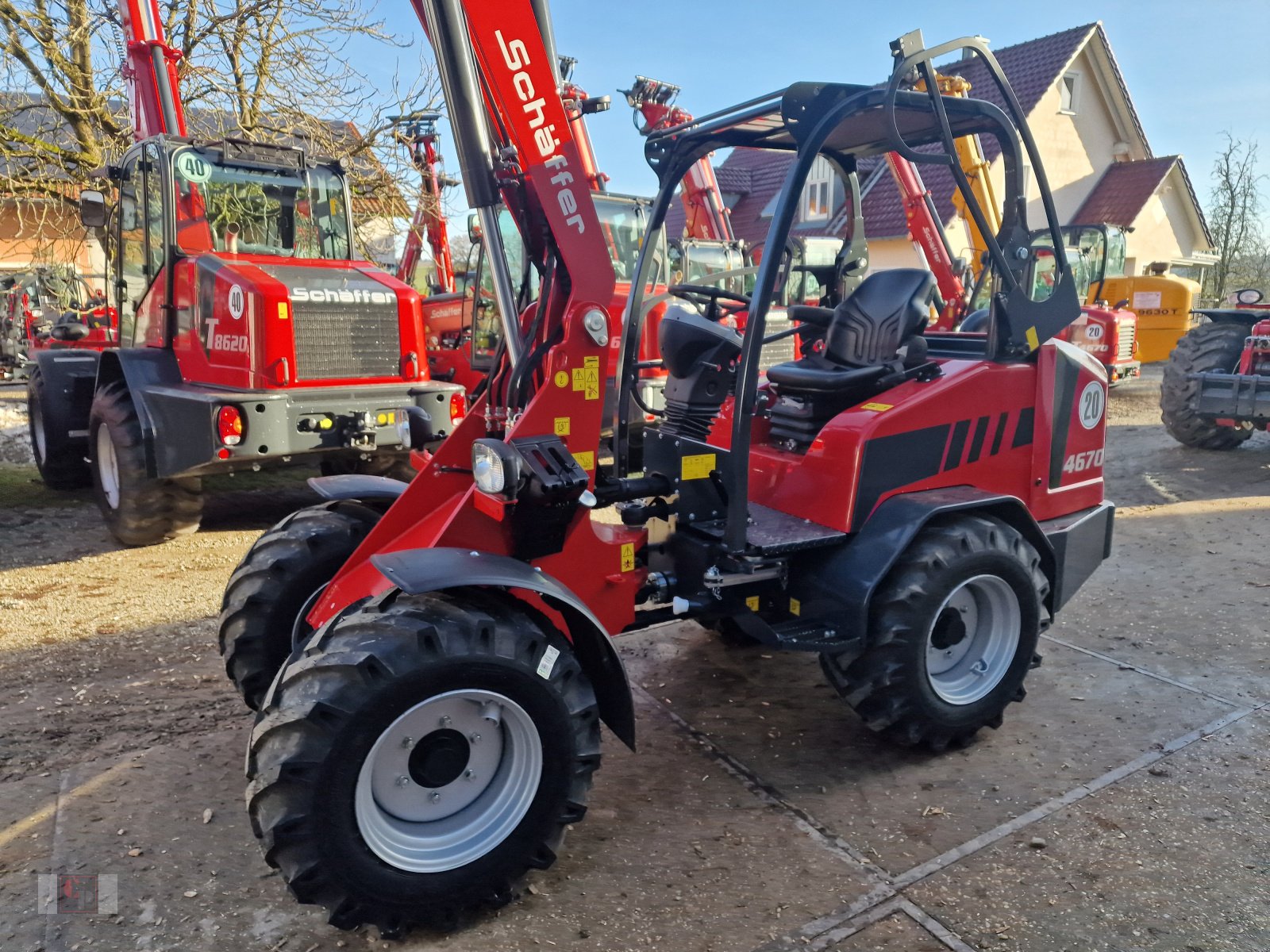 Kompaktlader van het type Schäffer 4670, Neumaschine in Gerolsbach (Foto 11)