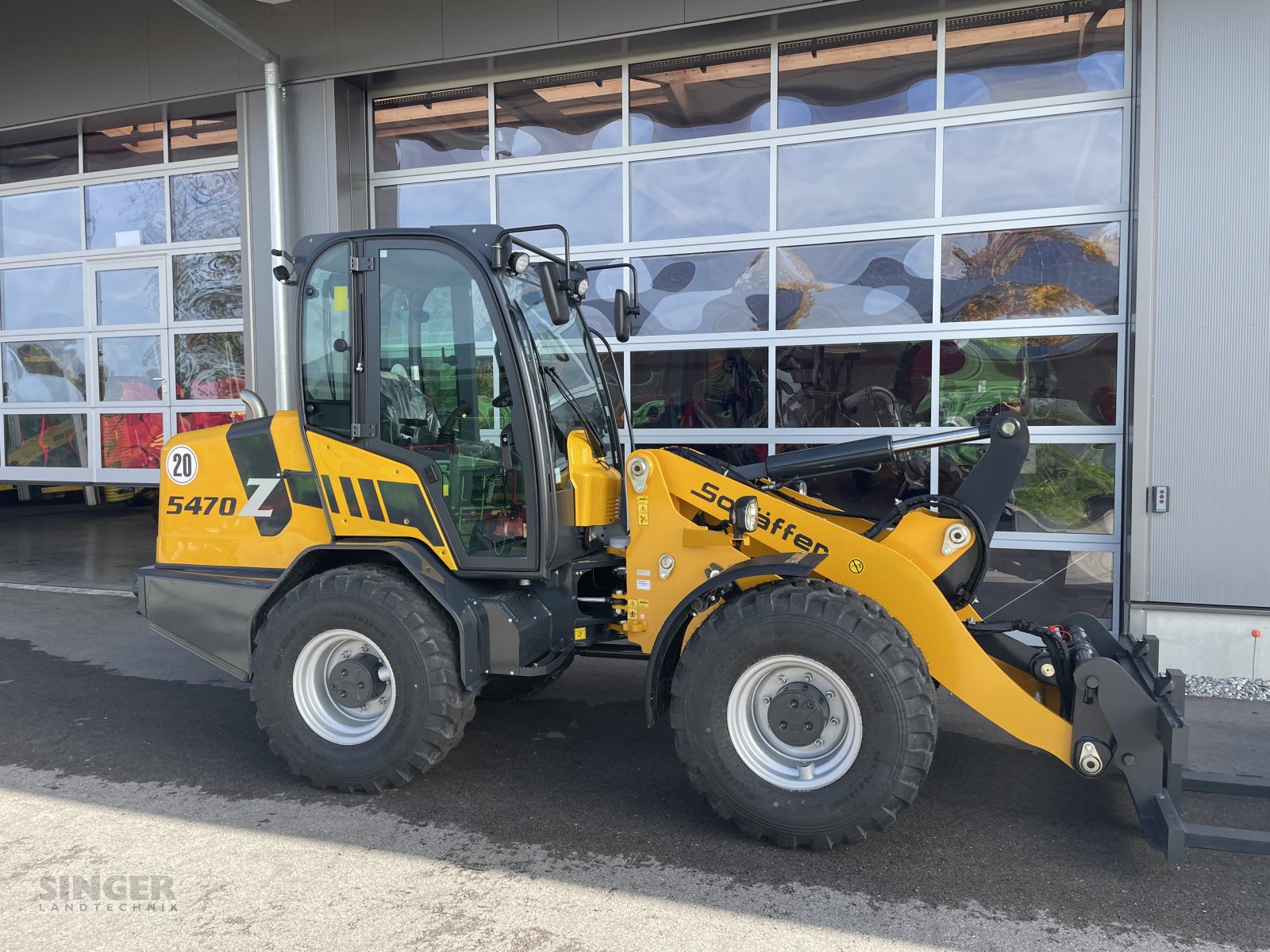 Kompaktlader van het type Schäffer 5470 Z, Neumaschine in Ebenhofen (Foto 1)