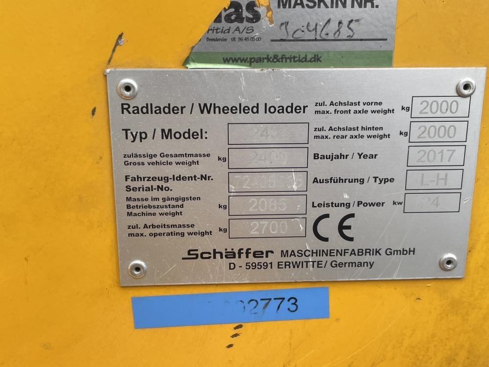 Kompaktlader tipa Schäffer Schaffer 2434, Gebrauchtmaschine u Dronninglund (Slika 6)