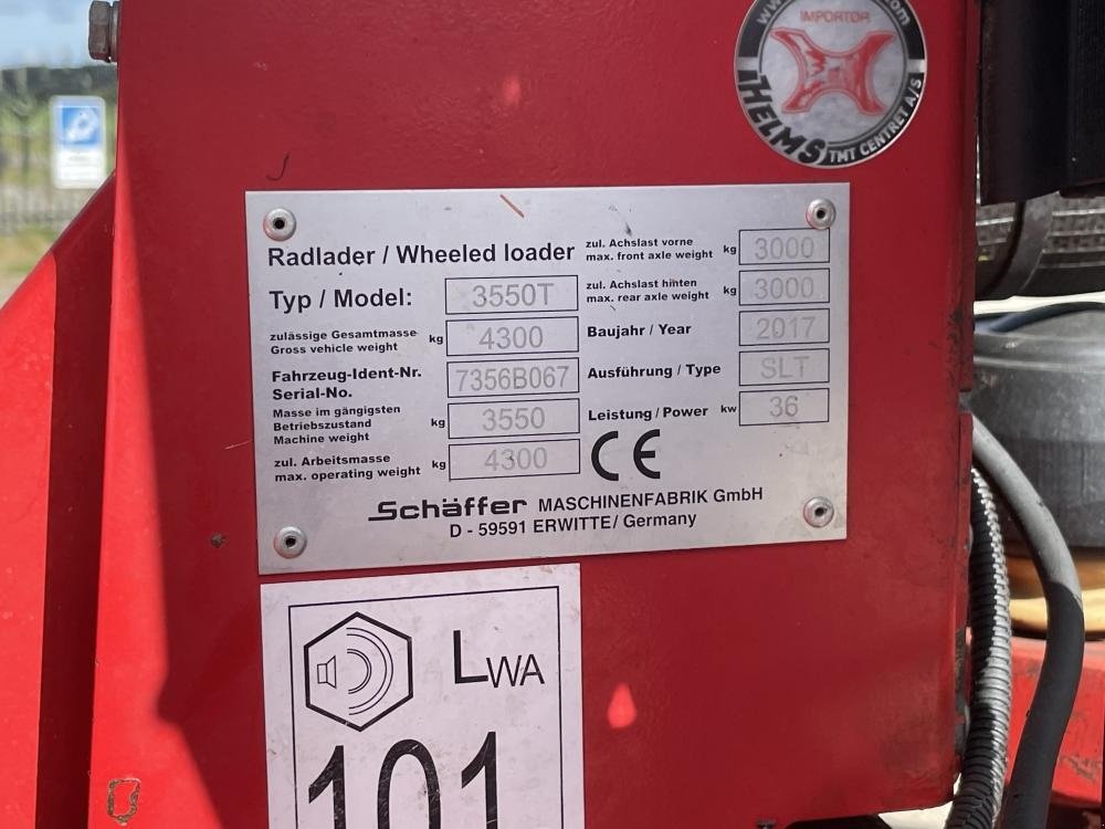 Kompaktlader del tipo Schäffer Schaffer 3550 T SLT, Gebrauchtmaschine In Dronninglund (Immagine 7)