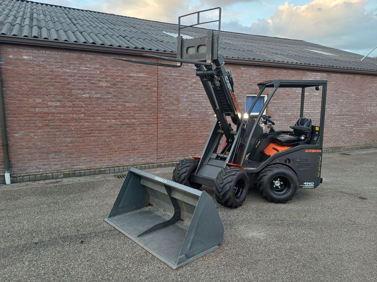 Kompaktlader tip Sonstige Cast 830D shovel telescoopmast 830D, Gebrauchtmaschine in Stroe (Gld) (Poză 10)