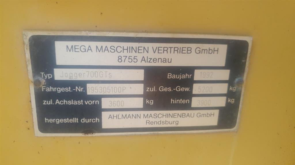 Kompaktlader tip Sonstige Jogger 700 GTS med 3-cyl. Ford Motor, Gebrauchtmaschine in Assens (Poză 3)