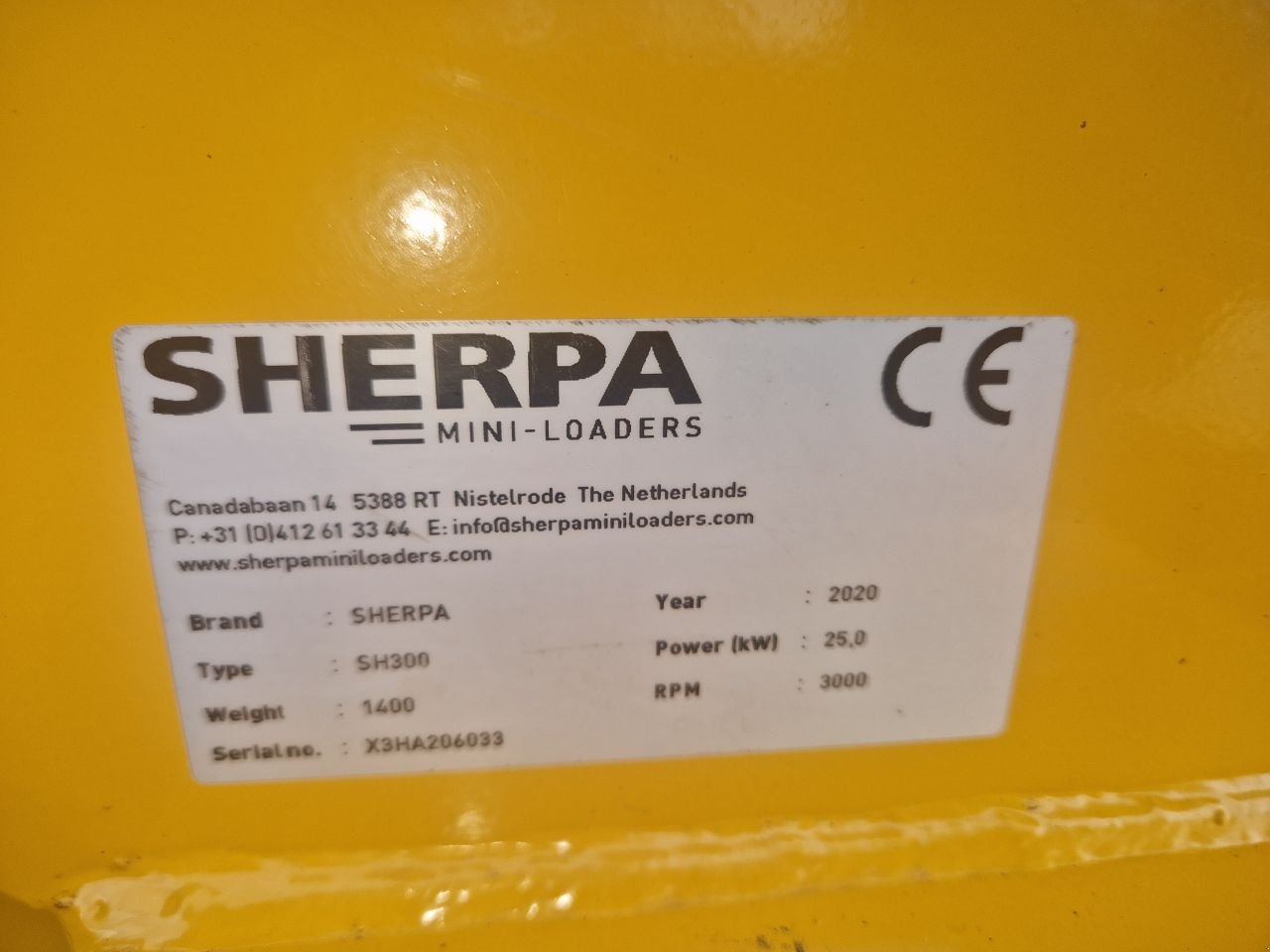 Kompaktlader tip Sonstige Sherpa SH 300, Gebrauchtmaschine in Oirschot (Poză 8)