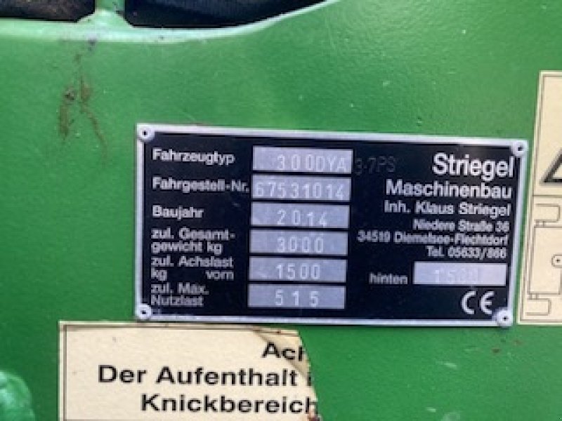 Kompaktlader del tipo Striegel 300 Dy/a, Gebrauchtmaschine en Aabenraa (Imagen 5)