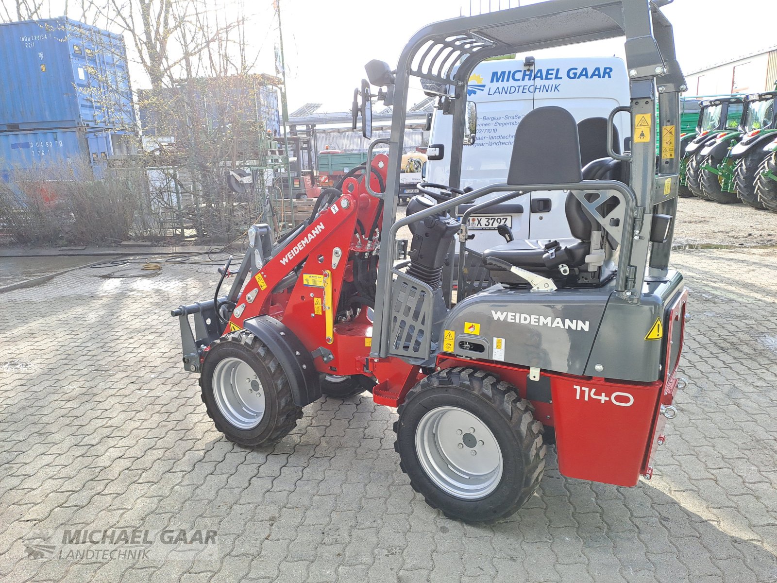 Kompaktlader van het type Weidemann  1140, Neumaschine in Höhenkirchen-Siegertsbrunn (Foto 1)