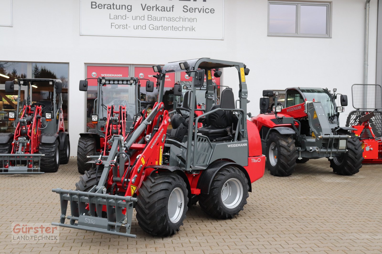 Kompaktlader van het type Weidemann  1160, Neumaschine in Mitterfels (Foto 1)