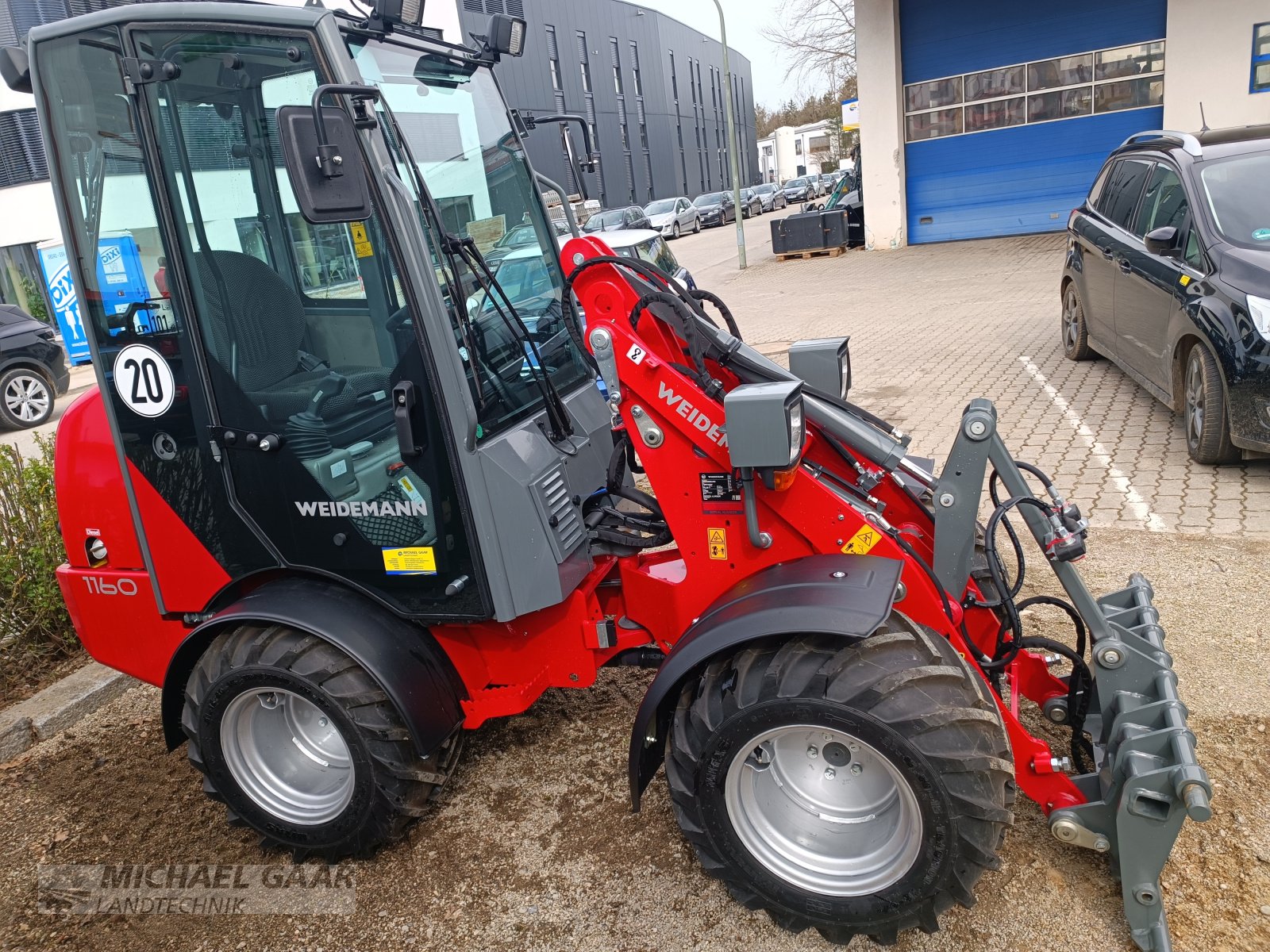 Kompaktlader van het type Weidemann  1160, Neumaschine in Höhenkirchen-Siegertsbrunn (Foto 2)