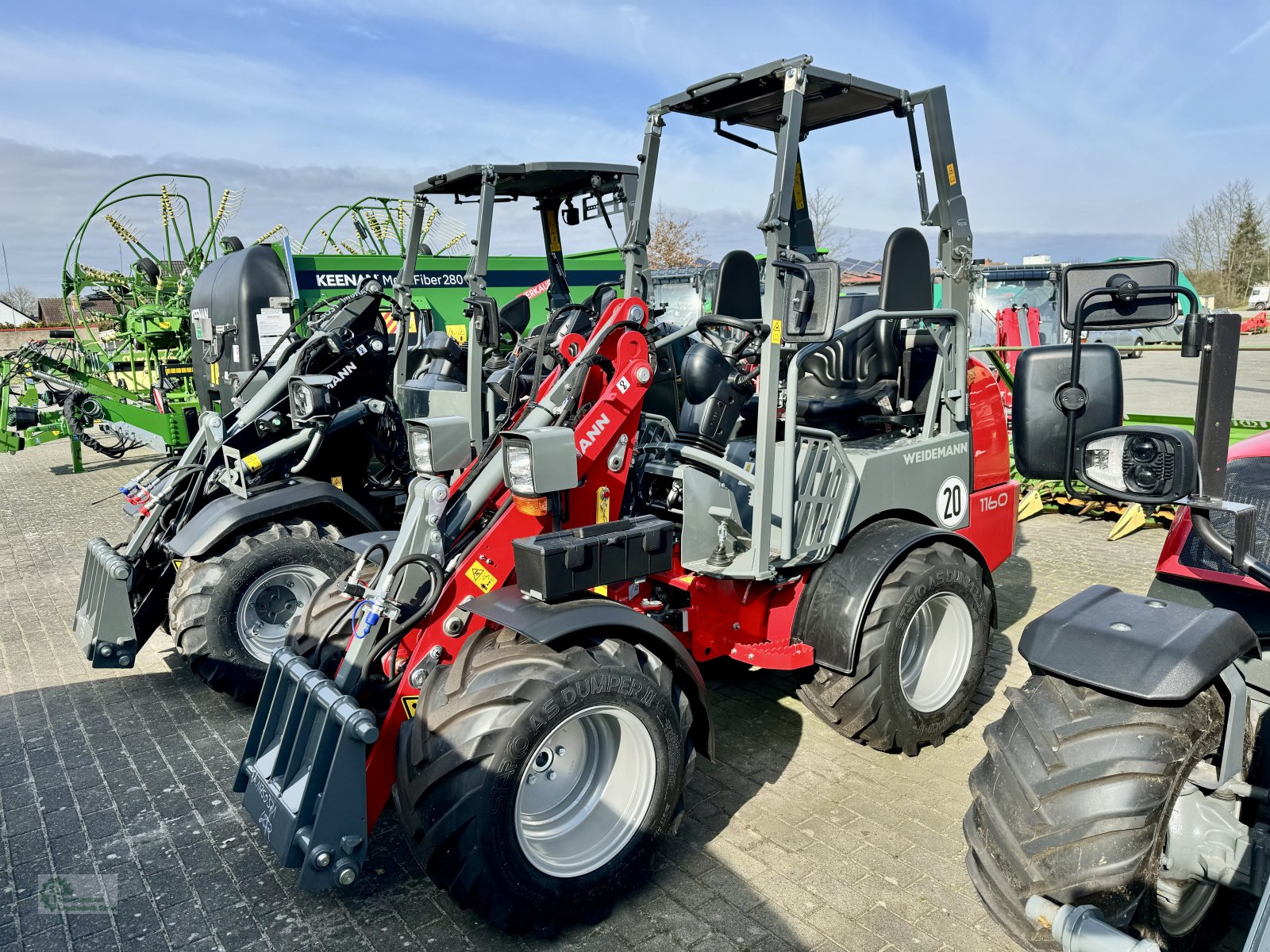 Kompaktlader typu Weidemann  1160, Neumaschine v Karstädt (Obrázek 1)