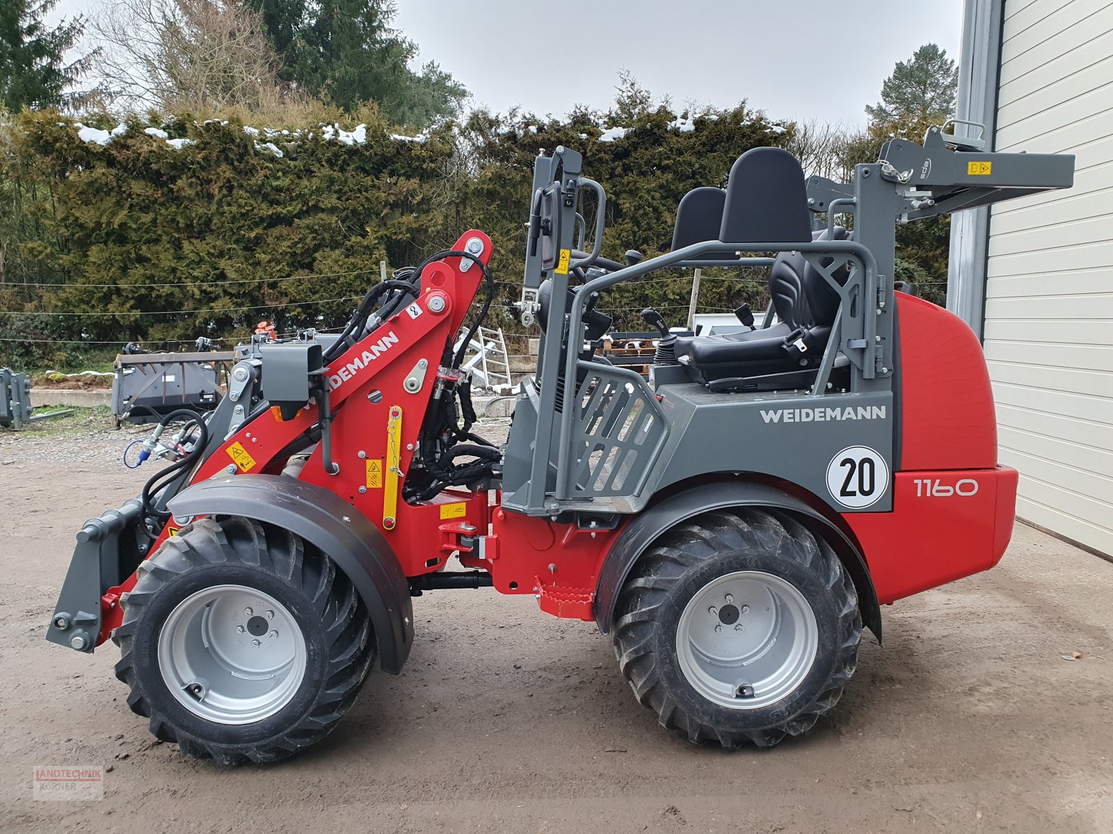 Kompaktlader van het type Weidemann  1160, Neumaschine in Kirkel-Altstadt (Foto 2)