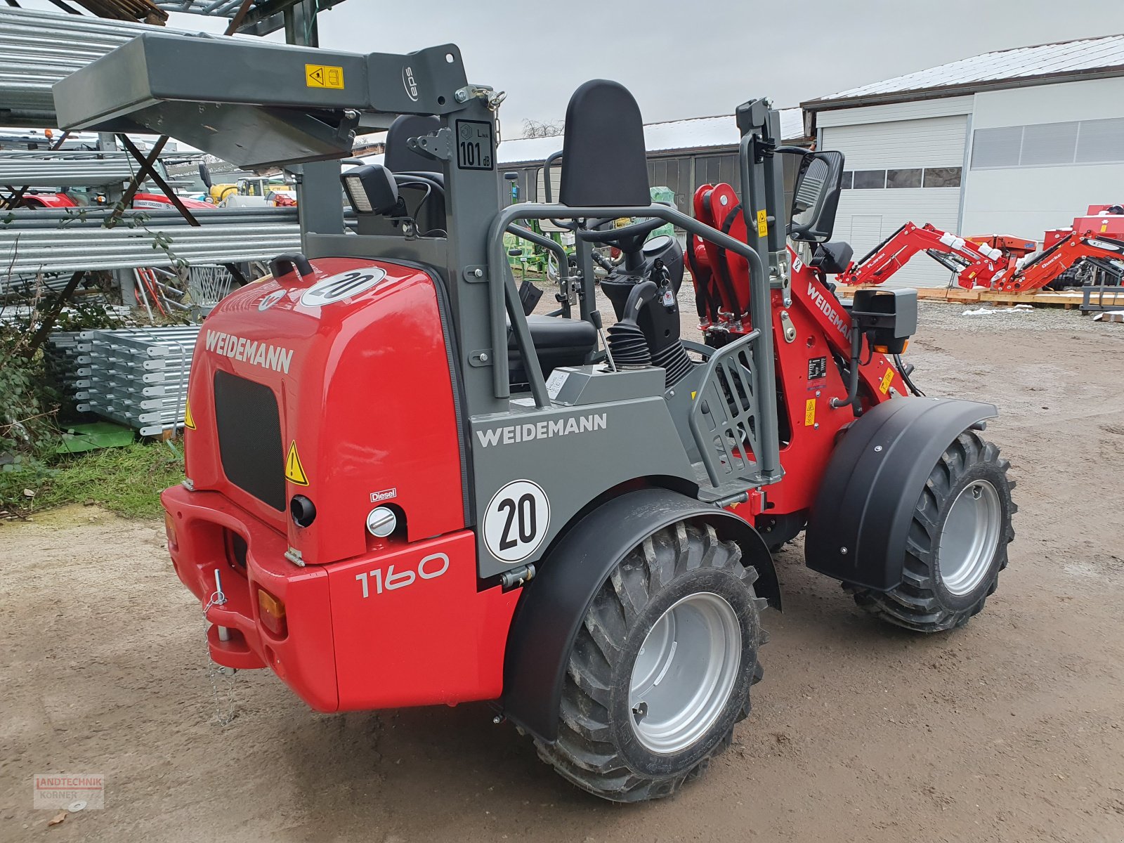 Kompaktlader van het type Weidemann  1160, Neumaschine in Kirkel-Altstadt (Foto 4)