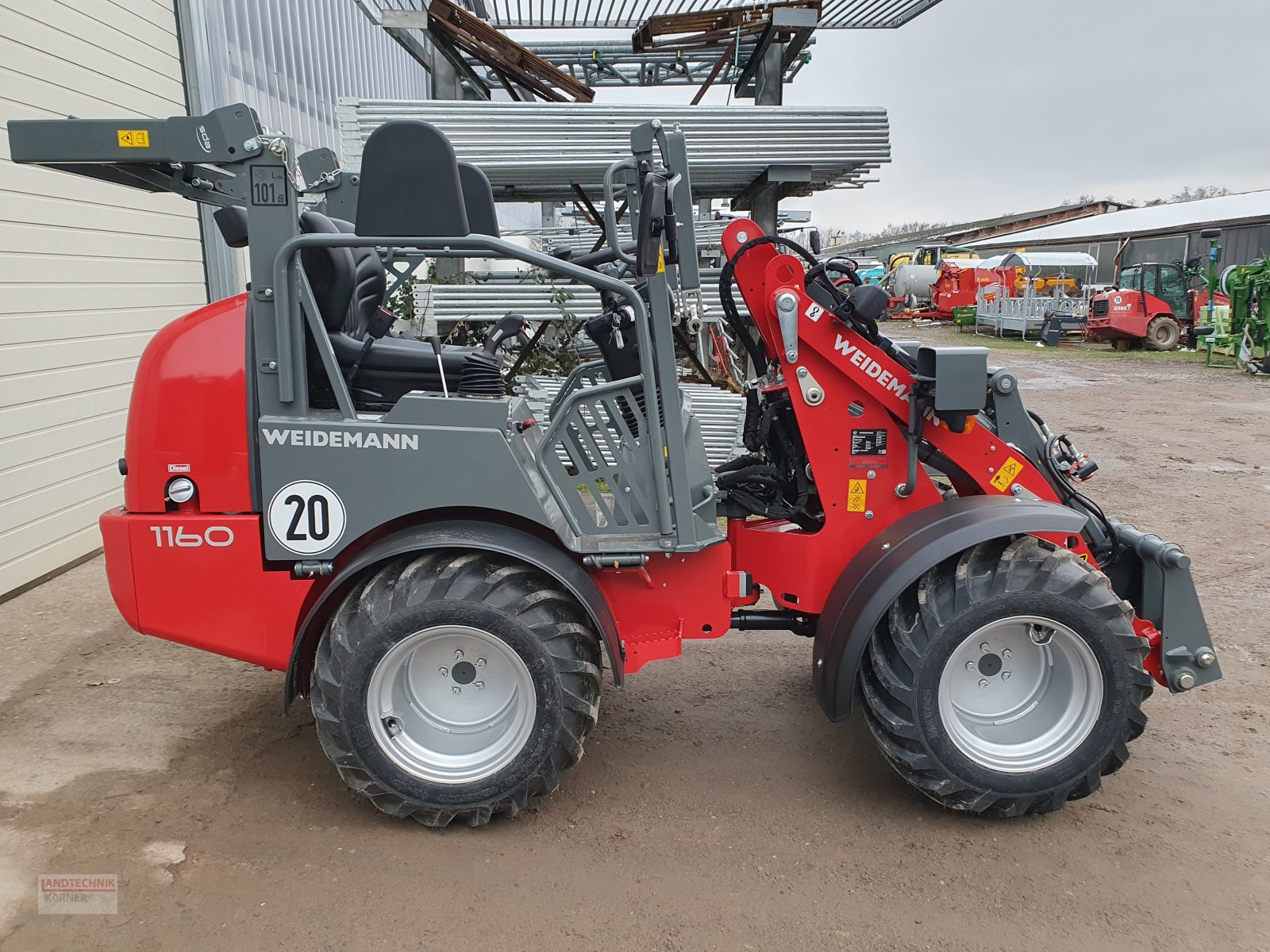 Kompaktlader van het type Weidemann  1160, Neumaschine in Kirkel-Altstadt (Foto 5)