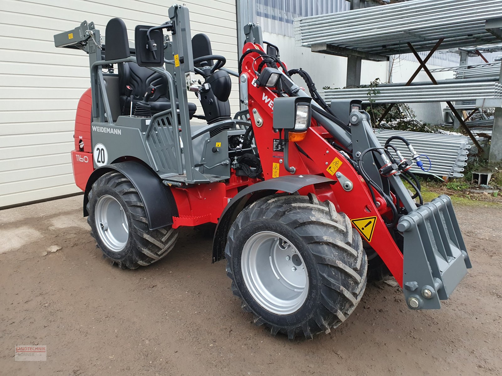 Kompaktlader van het type Weidemann  1160, Neumaschine in Kirkel-Altstadt (Foto 7)