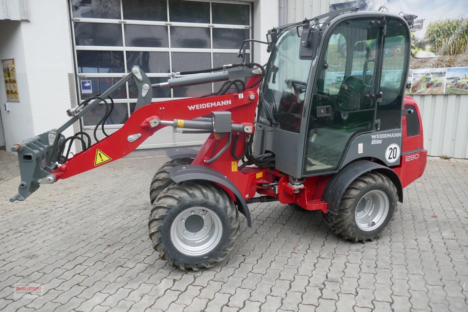 Kompaktlader van het type Weidemann  1280 - Euroaufnahme, Gebrauchtmaschine in Dorfen (Foto 1)