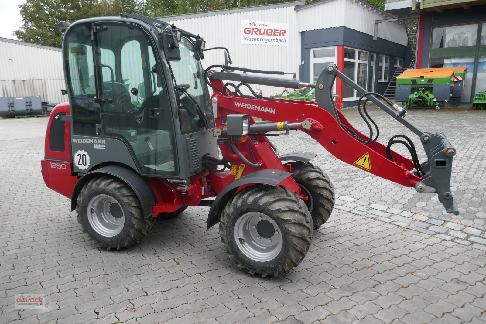 Kompaktlader van het type Weidemann  1280 - Euroaufnahme, Gebrauchtmaschine in Dorfen (Foto 2)