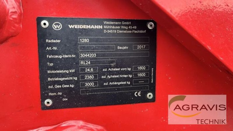 Kompaktlader του τύπου Weidemann  1280, Gebrauchtmaschine σε Werl-Oberbergstraße (Φωτογραφία 9)