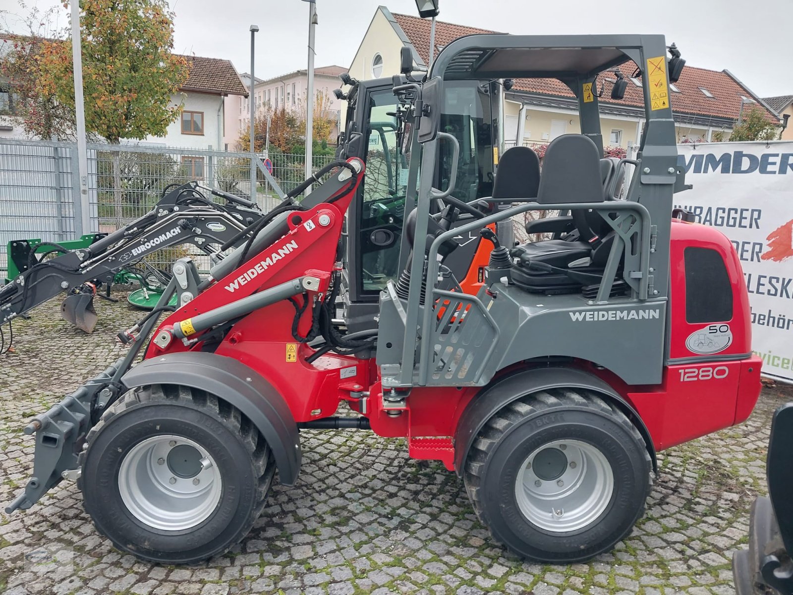 Kompaktlader Türe ait Weidemann  1280, Neumaschine içinde Frontenhausen (resim 2)