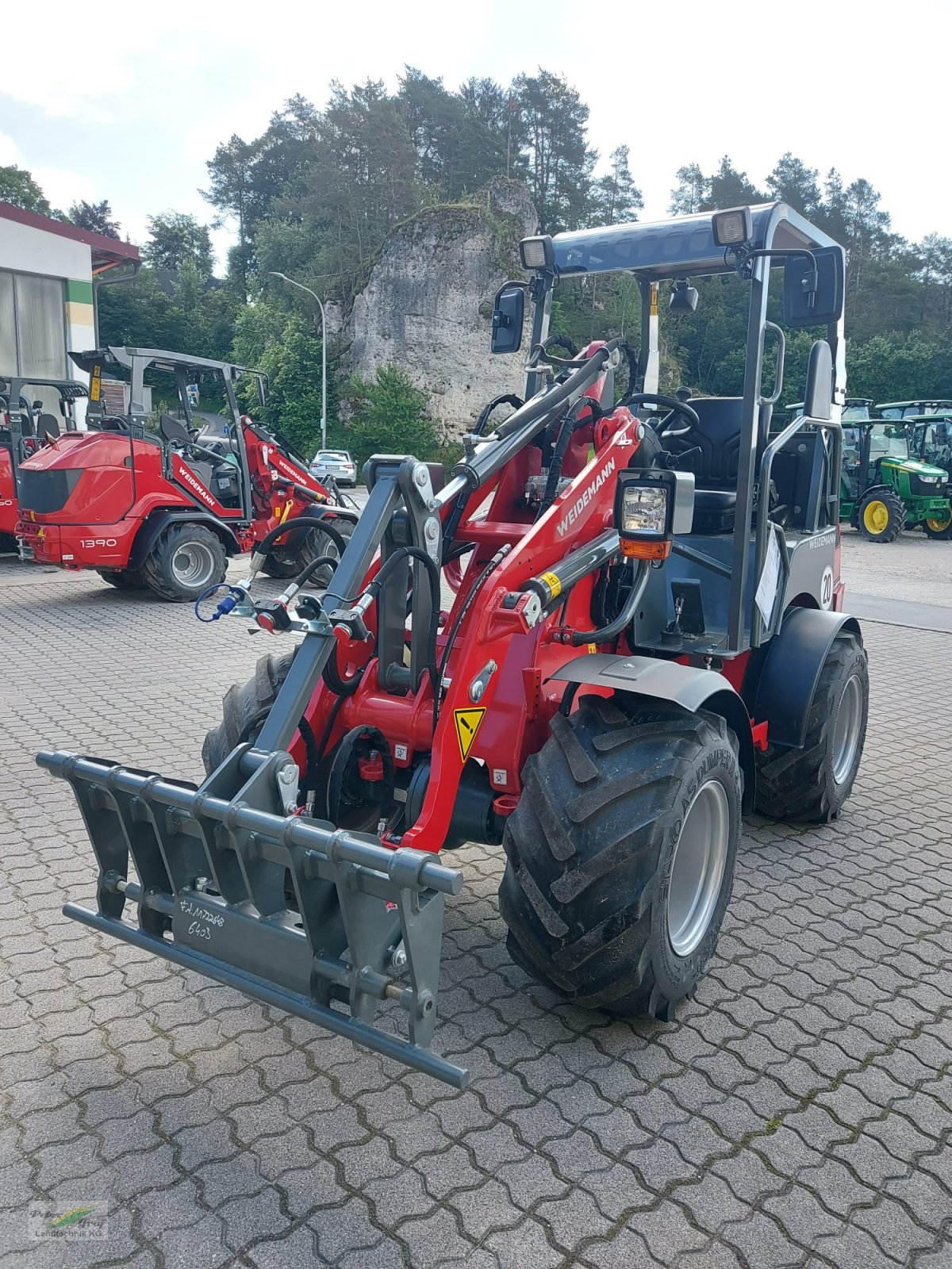 Kompaktlader typu Weidemann  1280, Neumaschine v Pegnitz-Bronn (Obrázek 2)