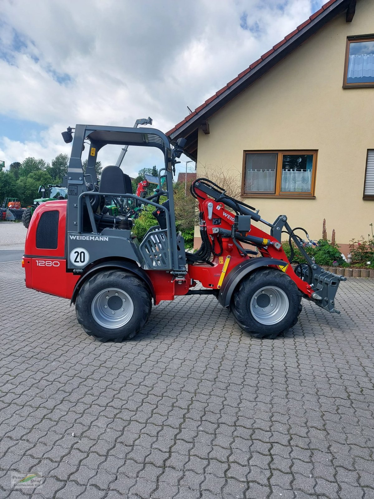 Kompaktlader del tipo Weidemann  1280, Neumaschine en Pegnitz-Bronn (Imagen 5)