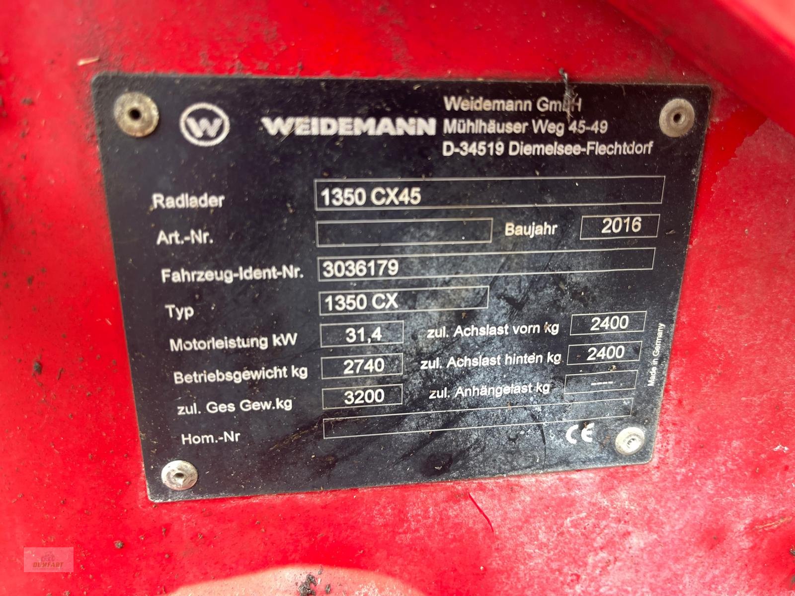 Kompaktlader van het type Weidemann  1350 CX, Gebrauchtmaschine in Bad Leonfelden (Foto 8)