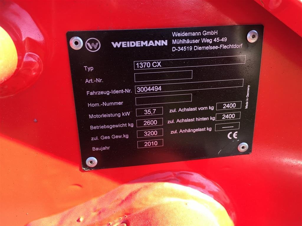 Kompaktlader typu Weidemann  1370 CX50, Gebrauchtmaschine v Horsens (Obrázek 5)