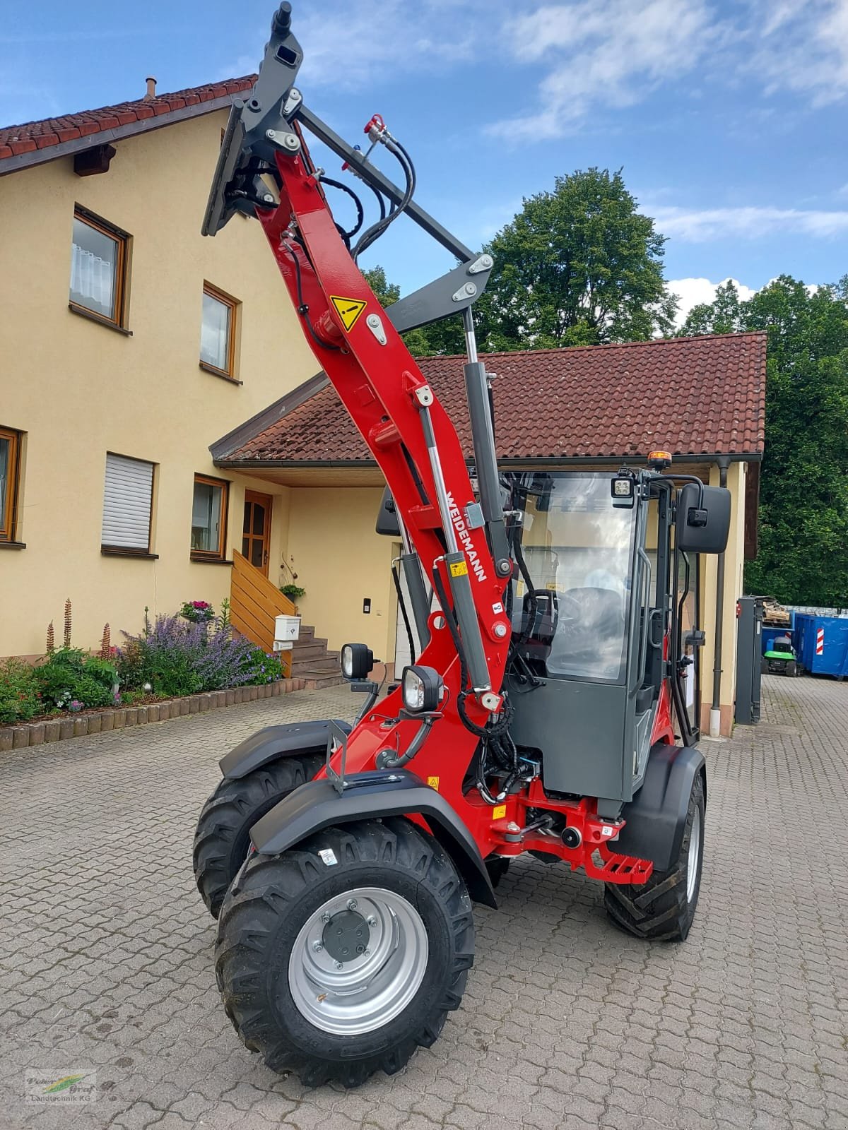 Kompaktlader Türe ait Weidemann  1390 45 PS Vollkabine mit Klima, Neumaschine içinde Pegnitz-Bronn (resim 2)