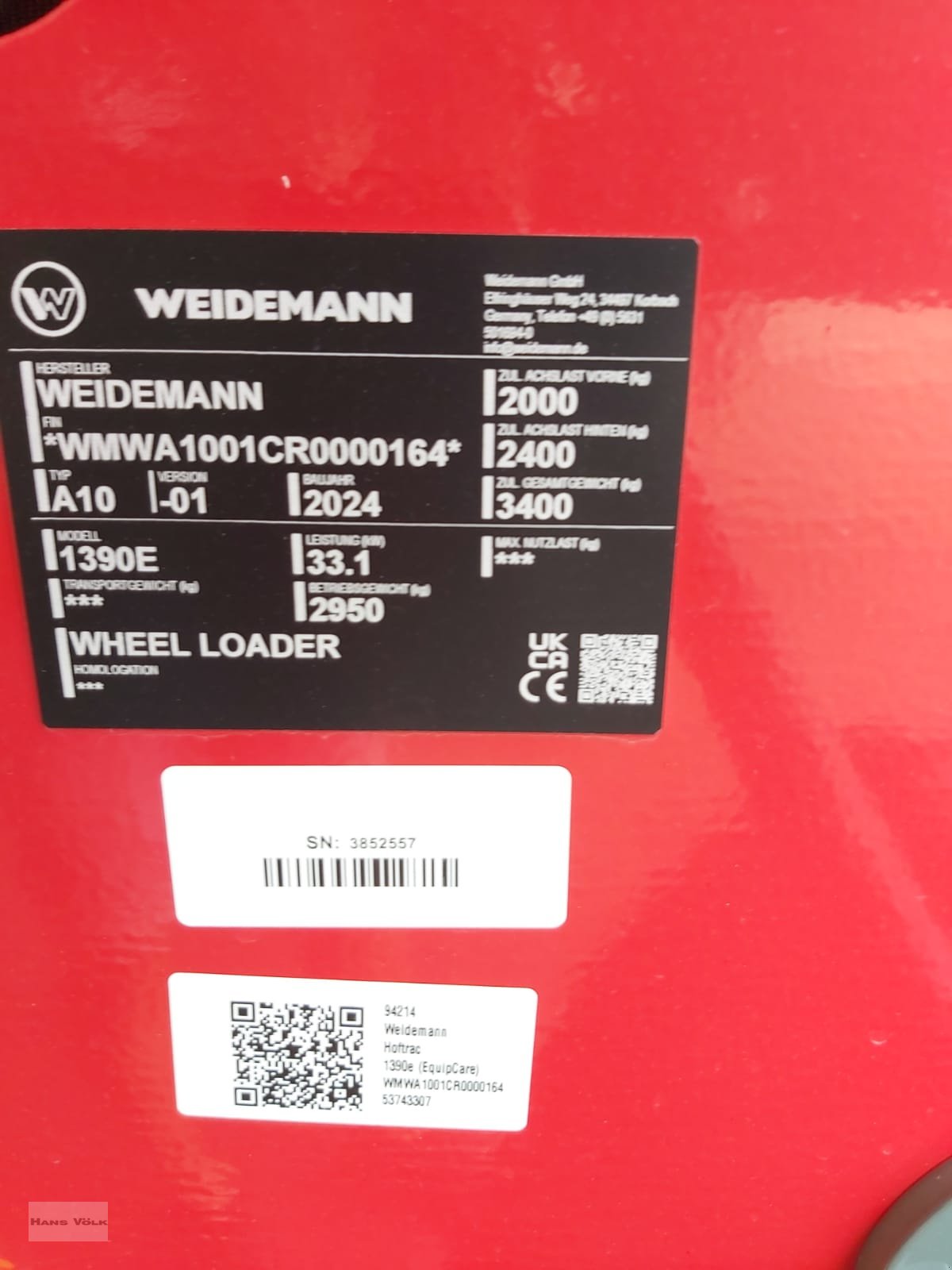 Kompaktlader типа Weidemann  1390 E, Neumaschine в Schwabmünchen (Фотография 14)