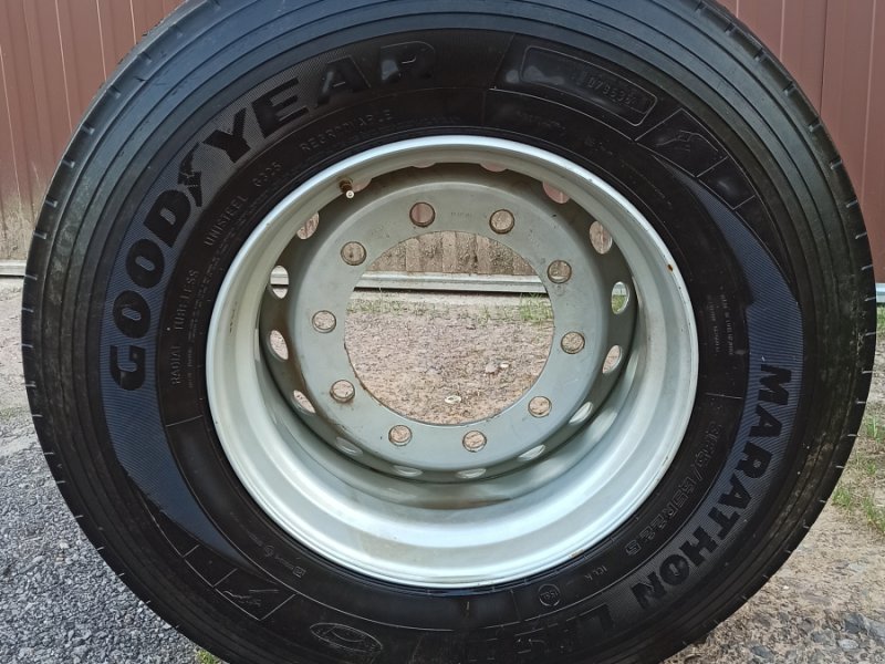 Komplettrad des Typs GoodYear 385/65R22,5, gebraucht in Saarlouis (Bild 1)