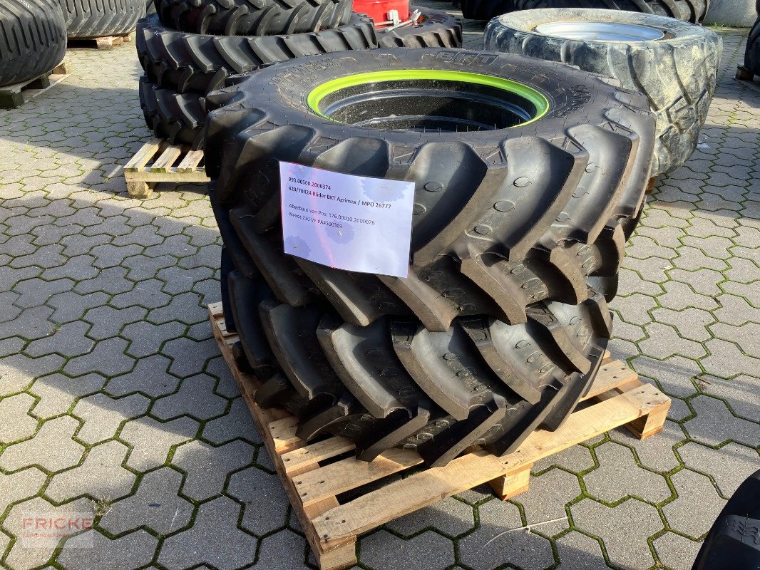 Komplettradsatz des Typs BKT 420/70R24, Gebrauchtmaschine in Bockel - Gyhum (Bild 1)