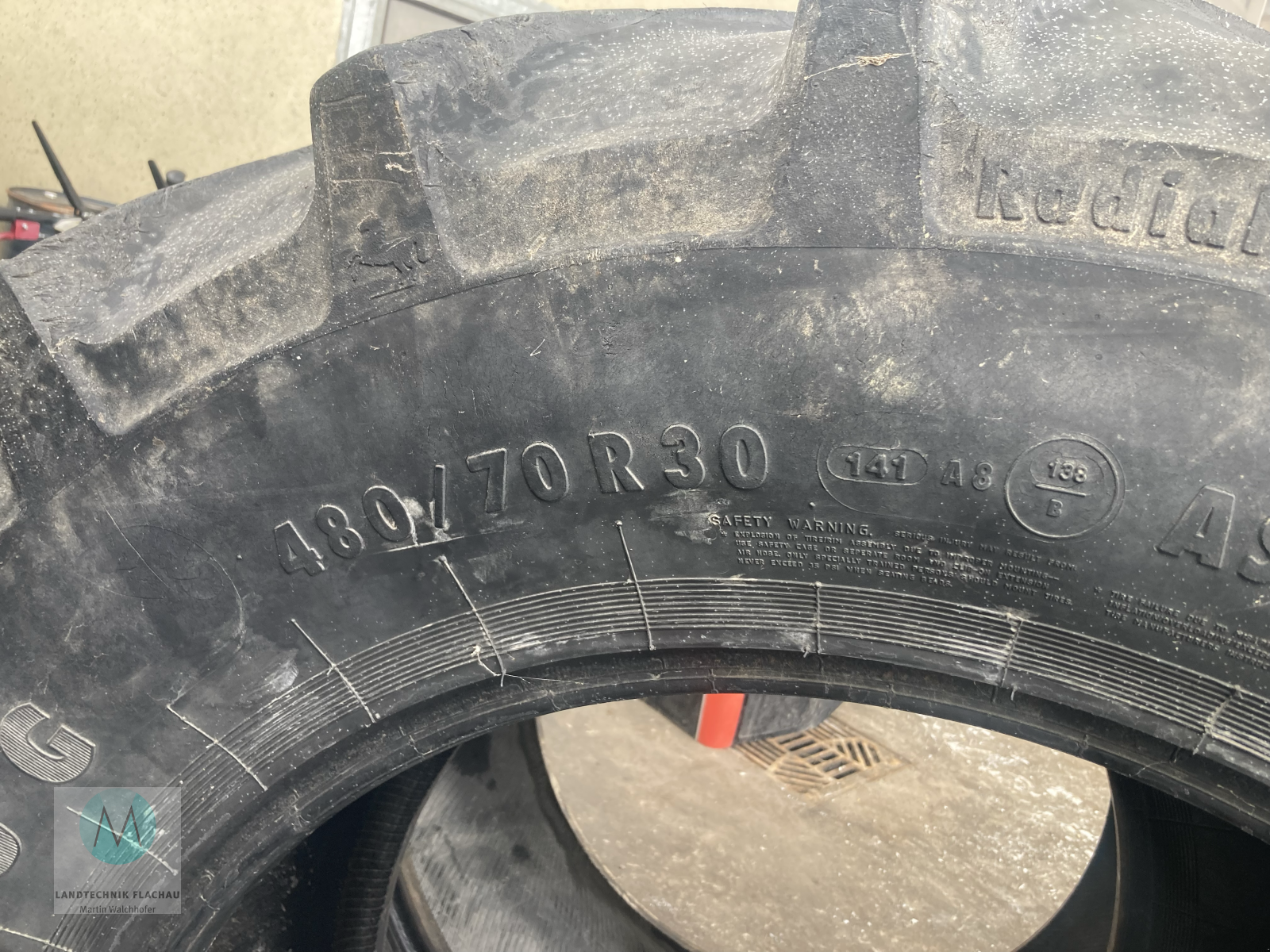 Komplettradsatz typu Continental 480/70 R 30, Gebrauchtmaschine v Flachau (Obrázek 1)