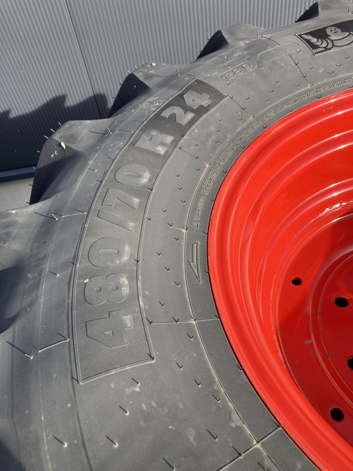 Komplettradsatz a típus Fendt 480/70 R24 + 600/65 R38 Michelin Mitas, Gebrauchtmaschine ekkor: Wülfershausen an der Saale (Kép 7)