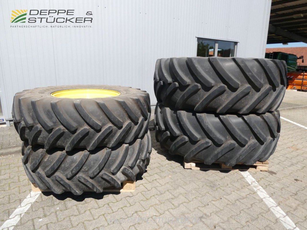 Komplettradsatz del tipo John Deere für Feldhäcksler: VF710/70R42 + 500/85R30, Gebrauchtmaschine In Lauterberg/Barbis (Immagine 2)