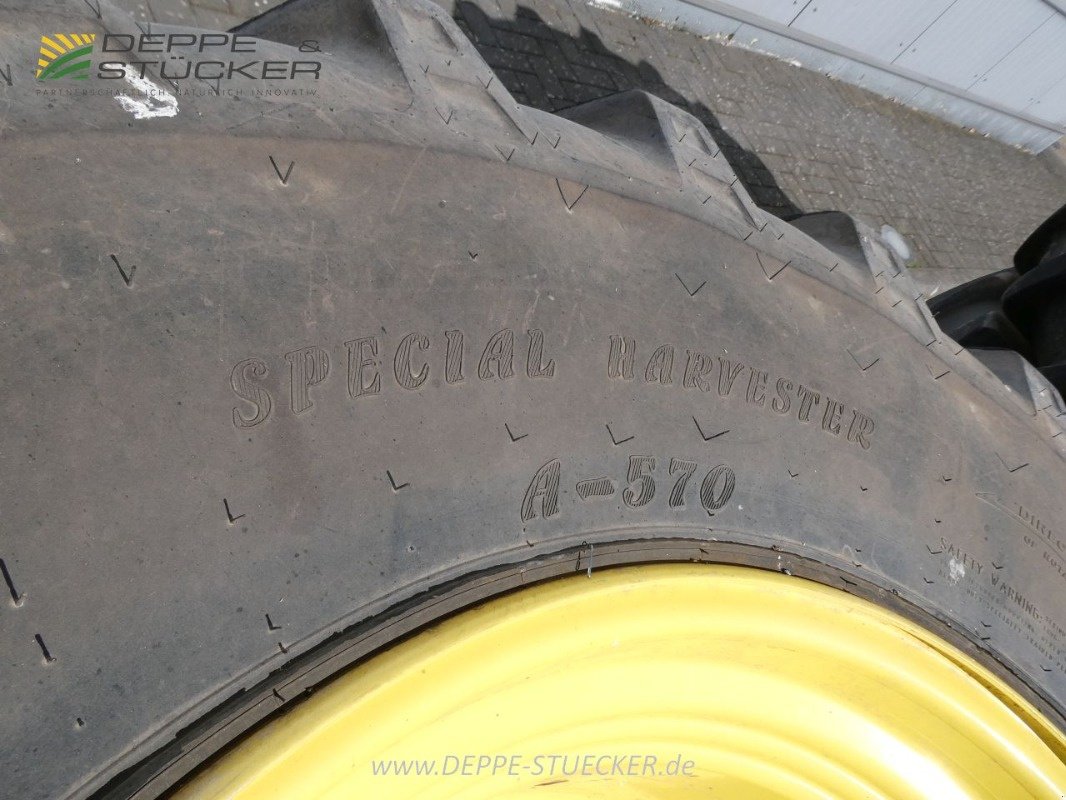 Komplettradsatz del tipo John Deere für Feldhäcksler: VF710/70R42 + 500/85R30, Gebrauchtmaschine In Lauterberg/Barbis (Immagine 9)