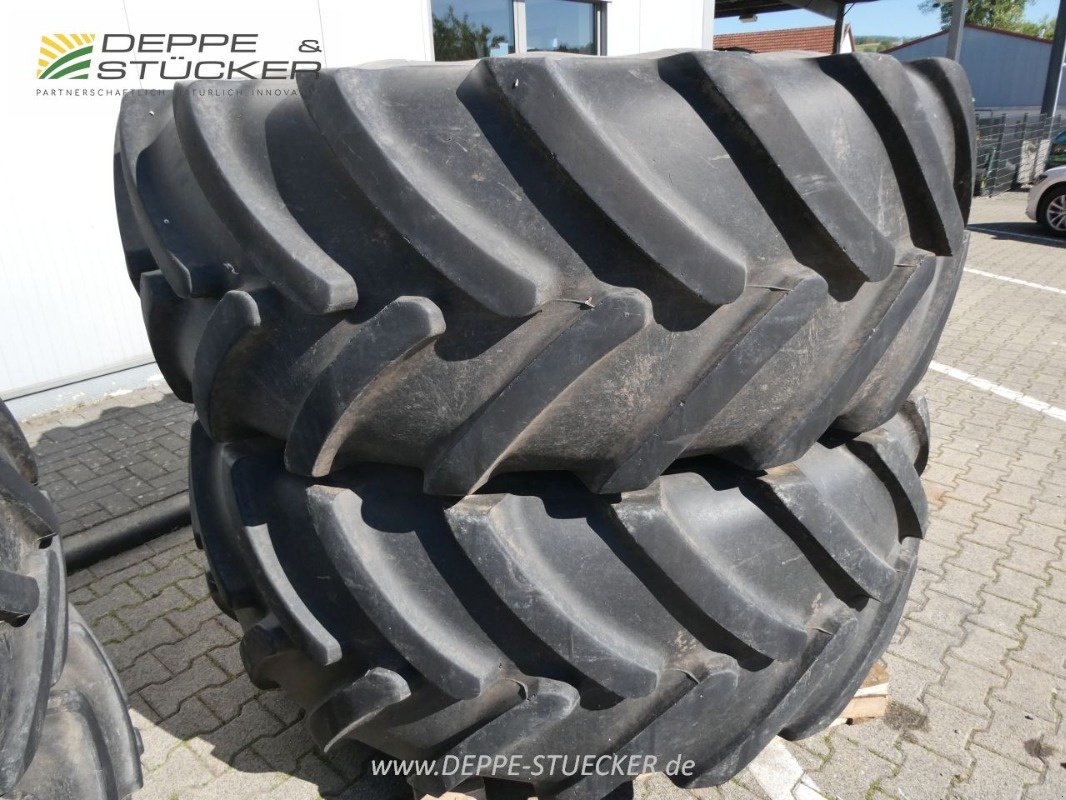 Komplettradsatz del tipo John Deere für Feldhäcksler: VF710/70R42 + 500/85R30, Gebrauchtmaschine In Lauterberg/Barbis (Immagine 10)