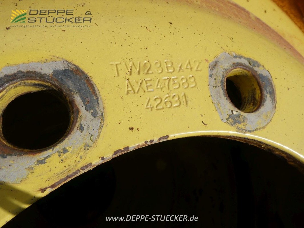 Komplettradsatz от тип John Deere für Feldhäcksler: VF710/70R42 + 500/85R30, Gebrauchtmaschine в Lauterberg/Barbis (Снимка 16)