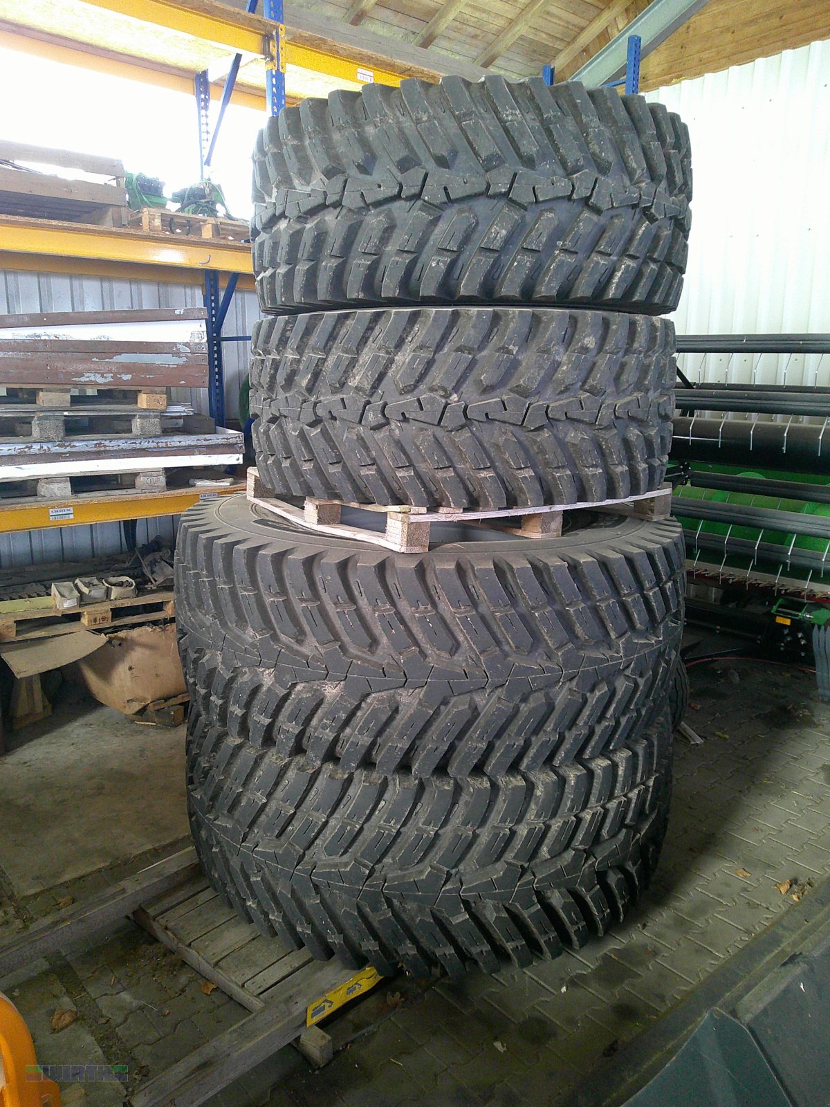 Komplettradsatz typu Michelin ASRoad-Bib 710/70 R42 und 600/70 R30 passend für Deutz 7250/8280 sowie Fendt und John Deere, Gebrauchtmaschine v Buchdorf (Obrázek 1)