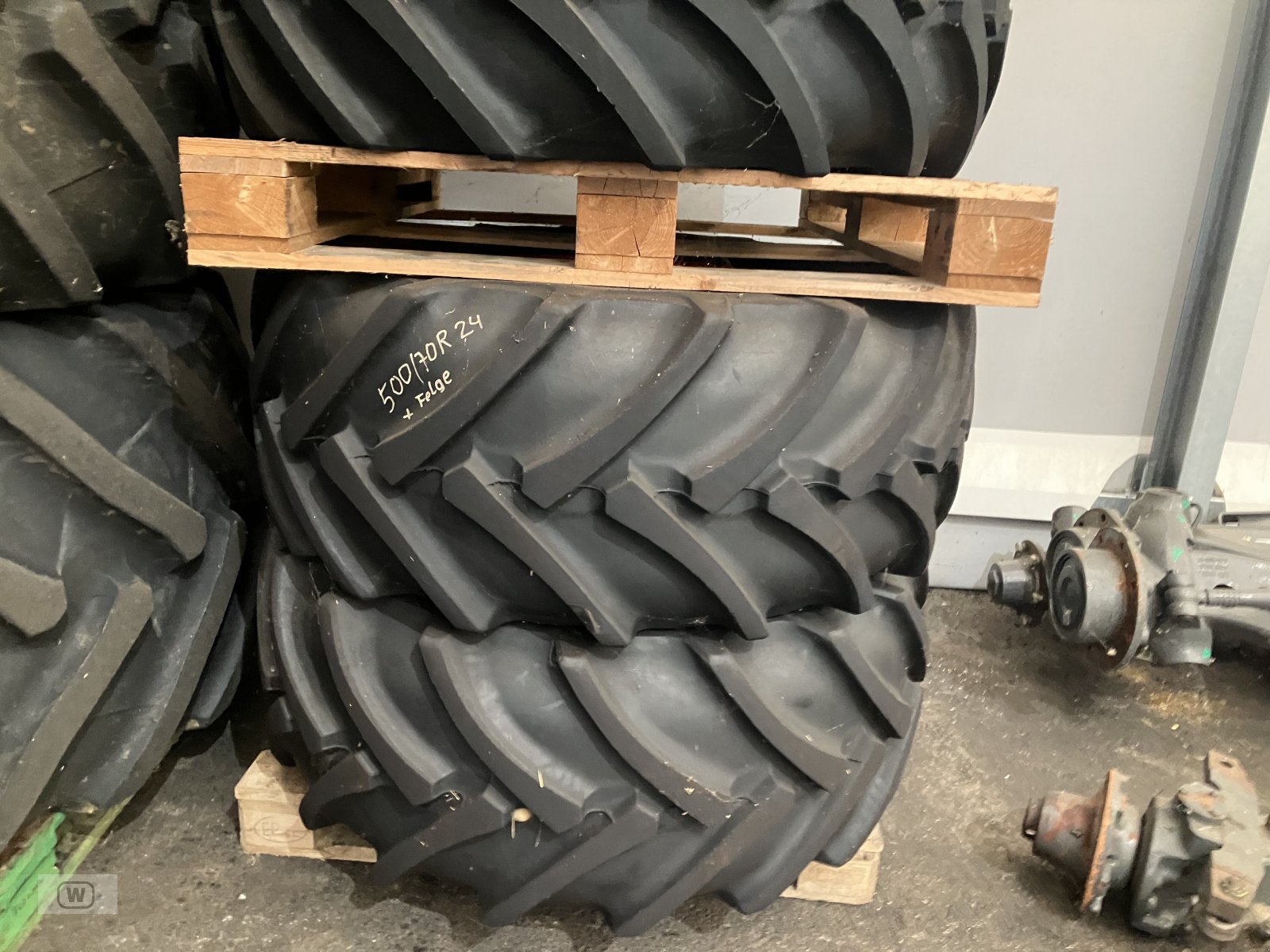 Komplettradsatz del tipo Mitas 500/70 R24, Gebrauchtmaschine en Zell an der Pram (Imagen 1)