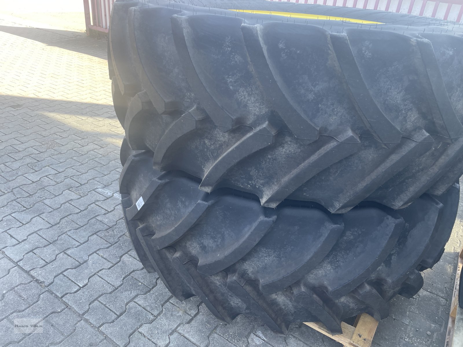 Komplettradsatz Türe ait Mitas 540/65R24 u. 600/65R38, Neumaschine içinde Eggenfelden (resim 7)