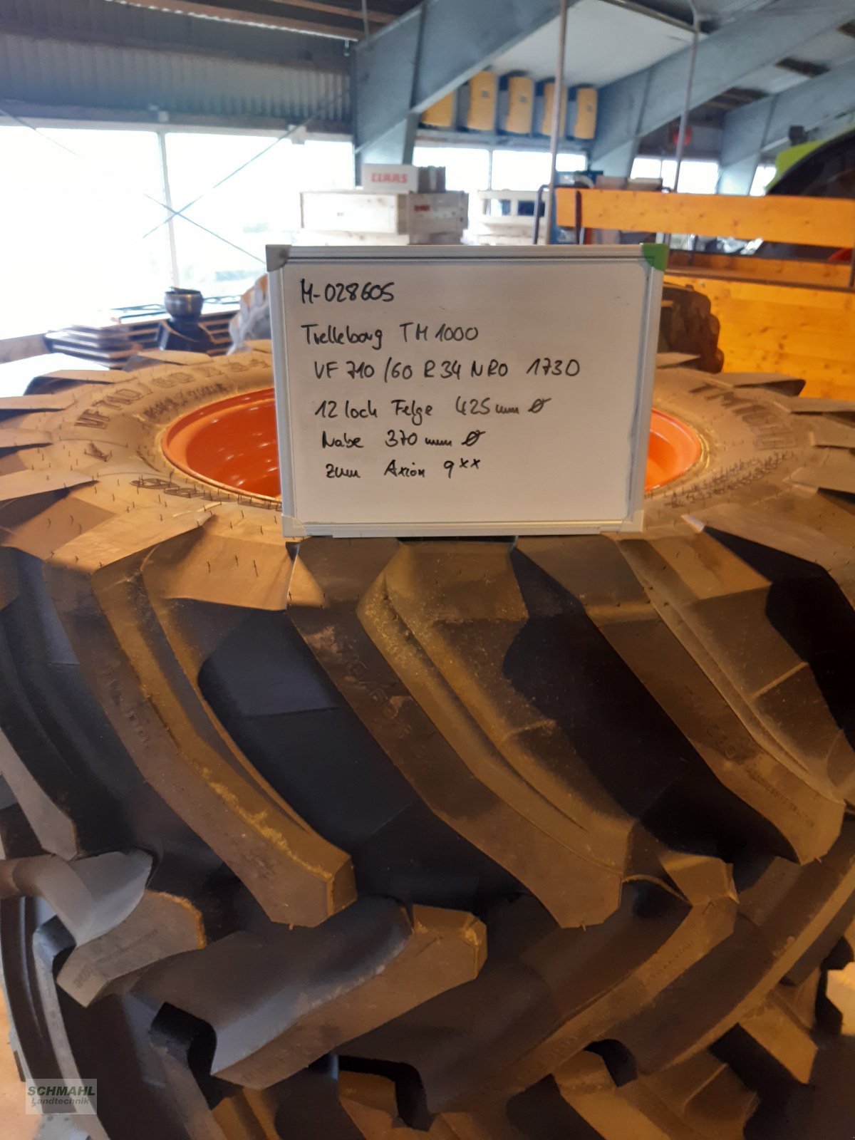 Komplettradsatz del tipo Trelleborg VF710/60 R34, Neumaschine In Oldenburg in Holstein (Immagine 3)