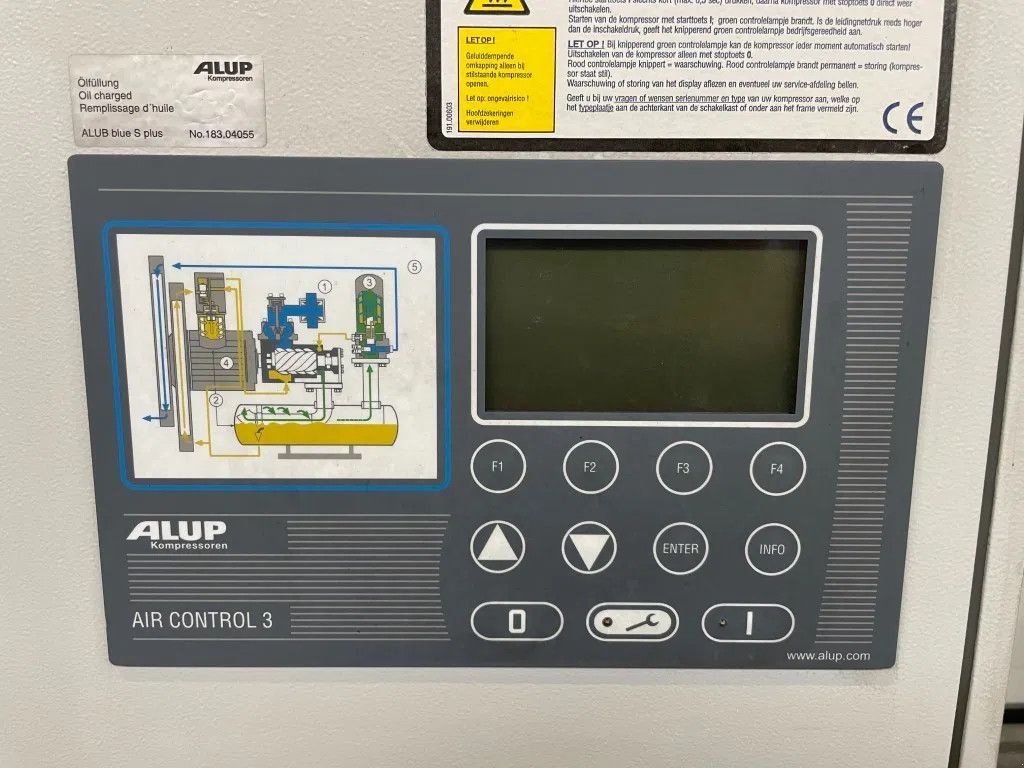 Kompressor del tipo Alup Allegro 40 - 6000 L/min 13 Bar - 40 kW frequentiegeregelde schr, Gebrauchtmaschine en VEEN (Imagen 4)