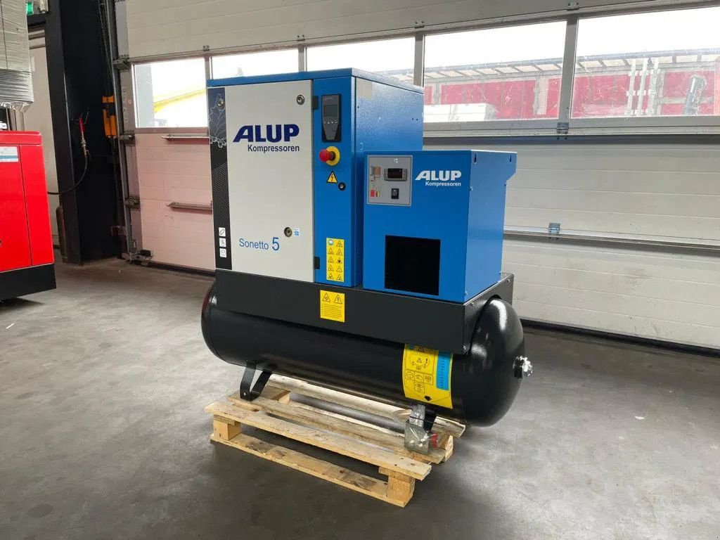 Kompressor za tip Alup Sonetto 5 + 200 Elektrische Schroefcompressor 4 kW 470 L / min 1, Neumaschine u VEEN (Slika 4)