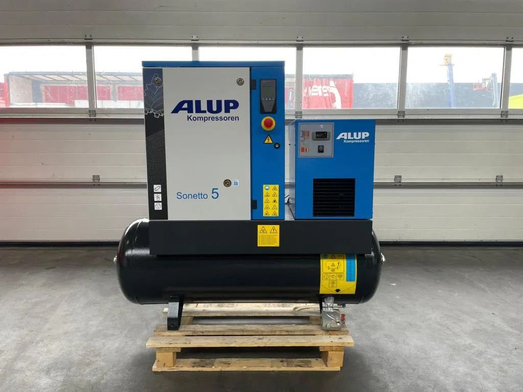 Kompressor typu Alup Sonetto 5 + 200 Elektrische Schroefcompressor 4 kW 470 L / min 1, Neumaschine v VEEN (Obrázok 1)