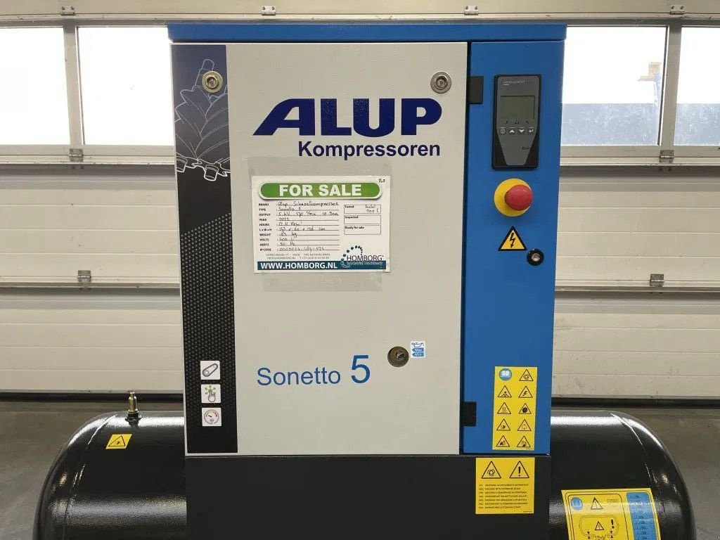 Kompressor del tipo Alup Sonetto 5 - 200 Elektrische Schroefcompressor 4 kW 470 L/Min 10, Neumaschine en VEEN (Imagen 7)