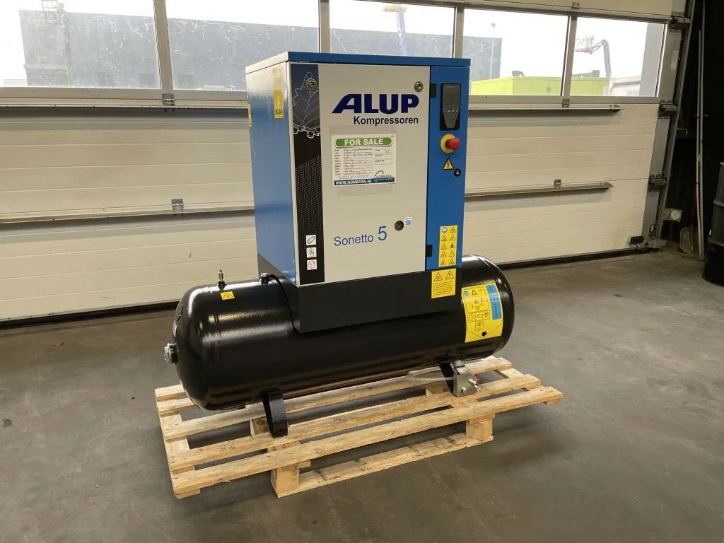 Kompressor typu Alup Sonetto 5 - 200 Elektrische Schroefcompressor 4 kW 470 L/Min 10, Neumaschine w VEEN (Zdjęcie 4)