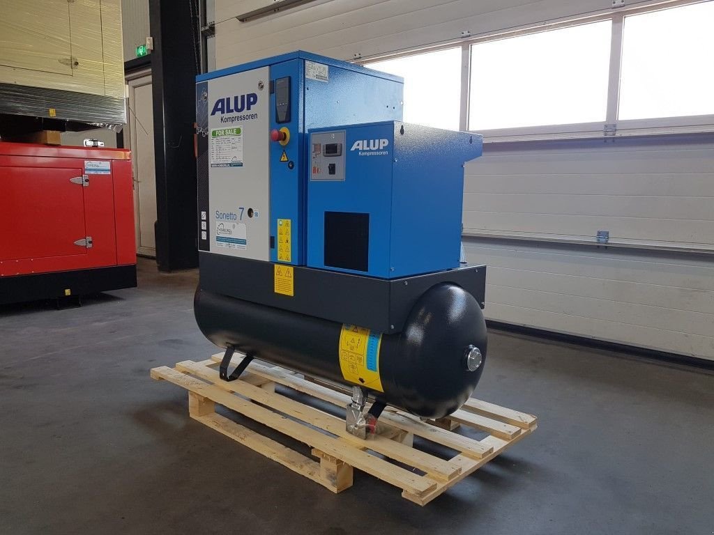 Kompressor от тип Alup Sonetto 7.5 + 200 Elektrische Schroefcompressor met ketel en dro, Neumaschine в VEEN (Снимка 4)