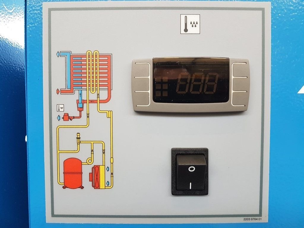 Kompressor Türe ait Alup Sonetto 7.5 + 200 Elektrische Schroefcompressor met ketel en dro, Neumaschine içinde VEEN (resim 5)