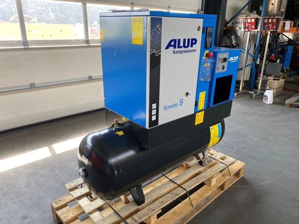 Kompressor van het type Alup Sonetto 9+ 270 Elektrische Schroefcompressor met ketel en droger, Neumaschine in VEEN (Foto 2)