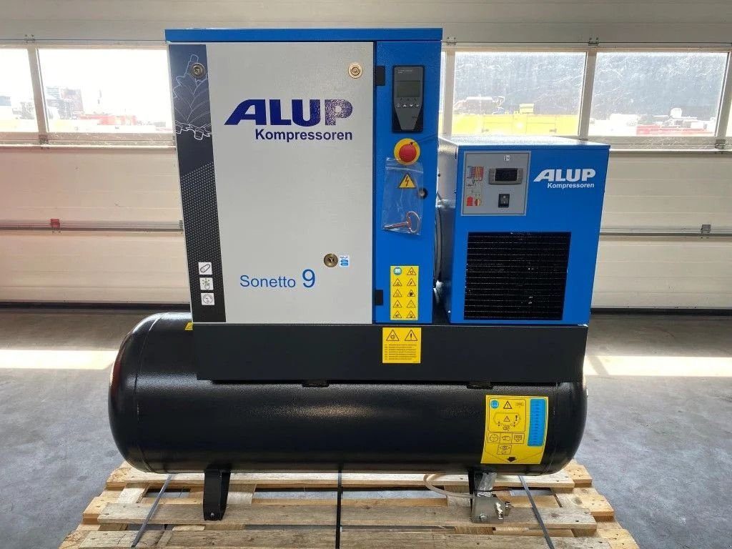 Kompressor van het type Alup Sonetto 9+ 270 Elektrische Schroefcompressor met ketel en droger, Neumaschine in VEEN (Foto 1)